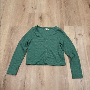 Madewell Green Cardigan